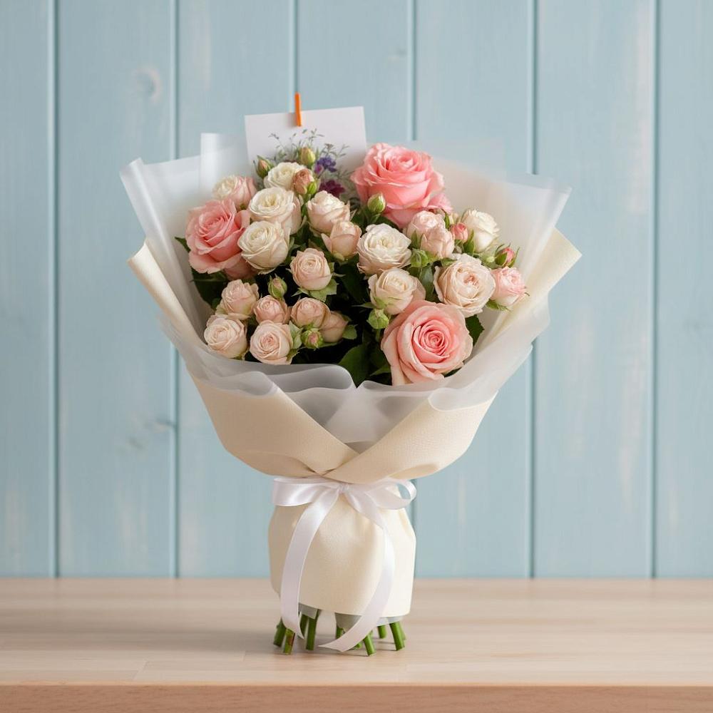 Букет цветов из: Розы в Суне